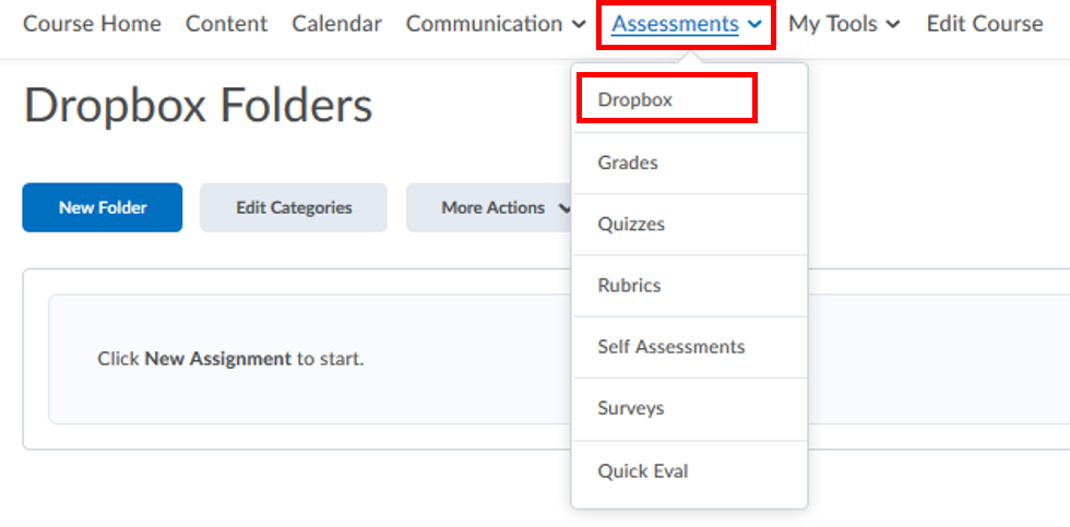 Dropbox item under assessment